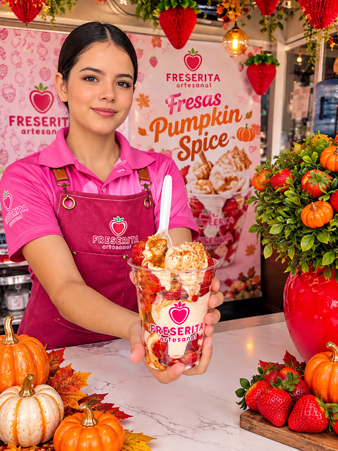 Fresas cristalizadas